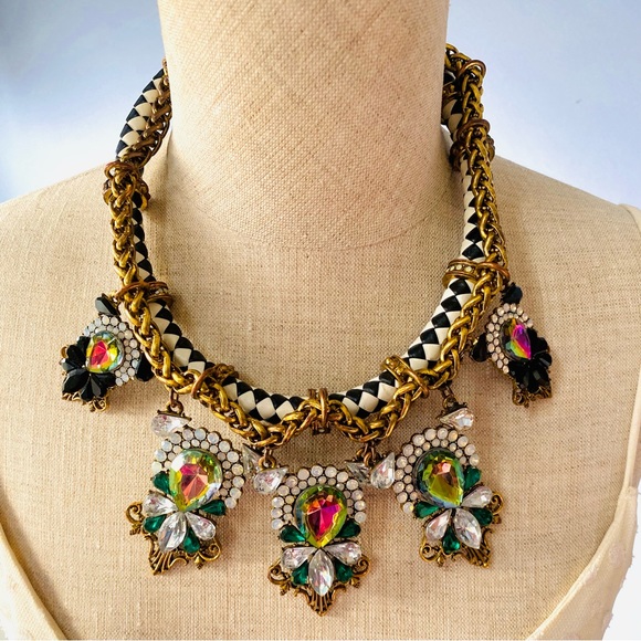 🌹HP🌹ASOS Rhinestone Statement Necklace - Picture 4 of 16